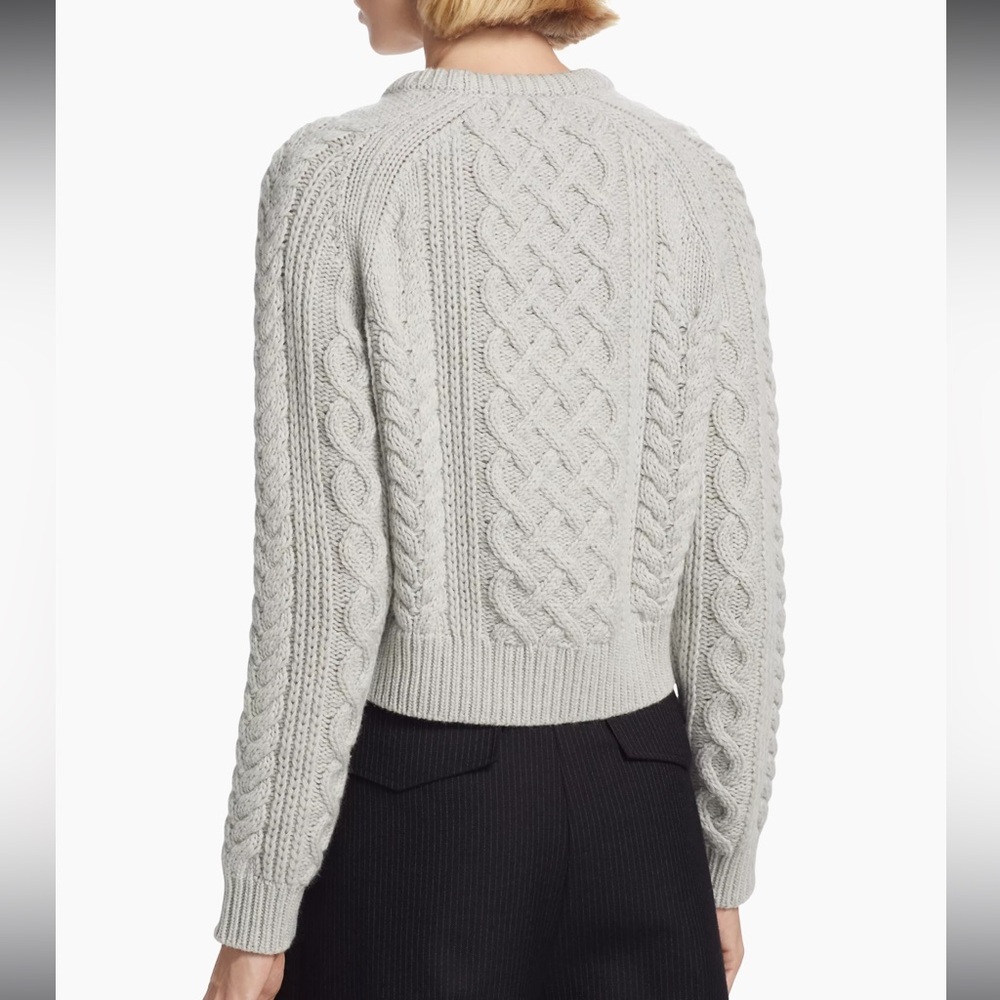 NILI LOTAN Coras Wool Cable-Knit Sweater - Picture 5 of 12
